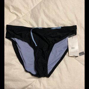 Champion black bikini bottom size L womens swimsuit